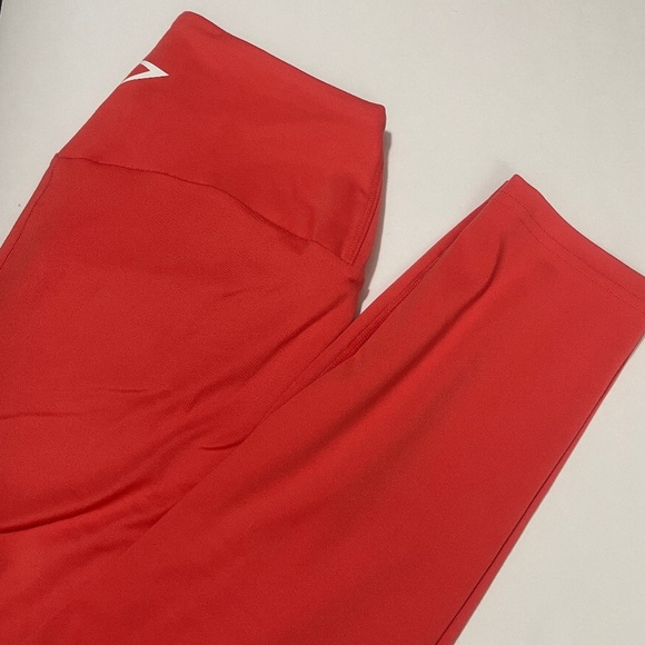Gym Shark Medium Orange Ankle Leggings - Picture 1 of 6
